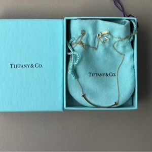 Tiffany & Co. Gold Necklace with Silver Accents